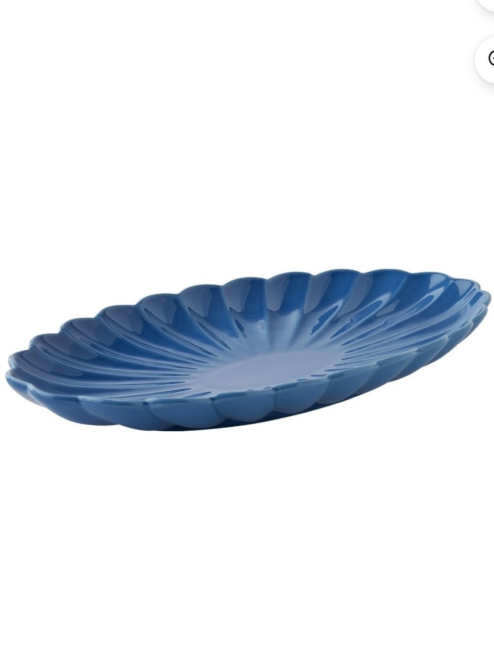 ❤️ New The Pioneer Woman Colette Cobalt Blue Stoneware Platter